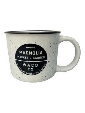 Magnolia Market Waco TX Campfire Mug Speckled Farmhouse Coffee Cup